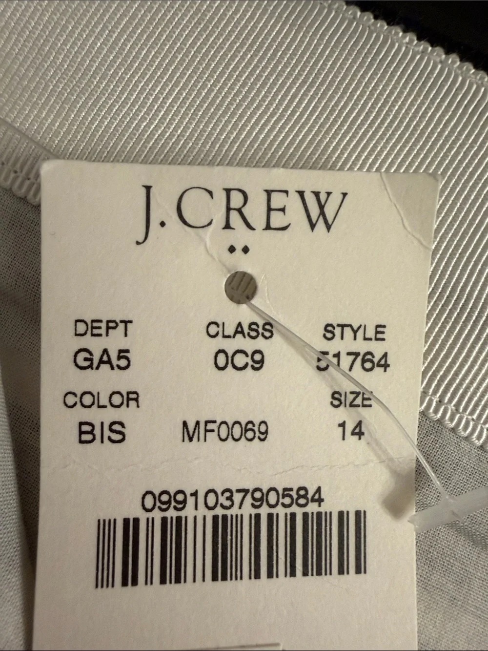 J. Crew Black and White Striped Pencil Skirt